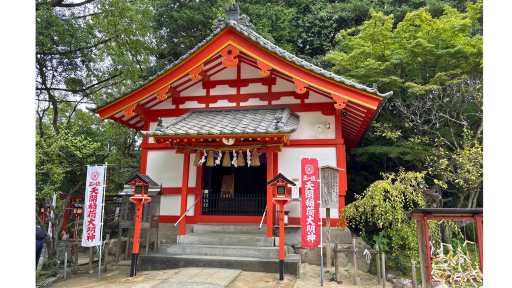 天開稲荷社の社殿