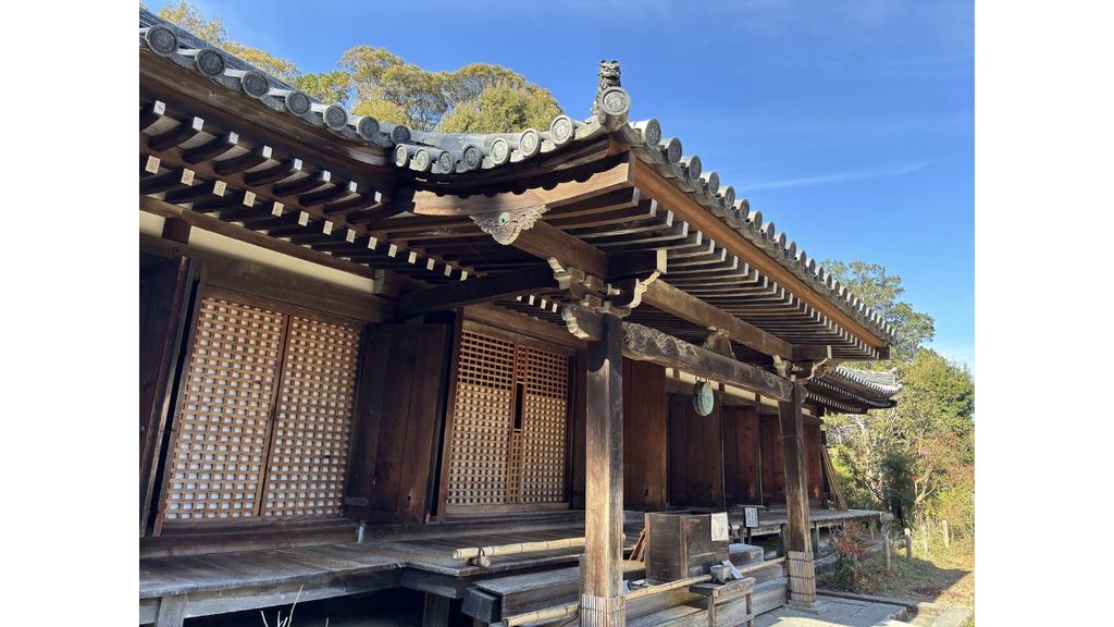 浄瑠璃寺の本堂の正面